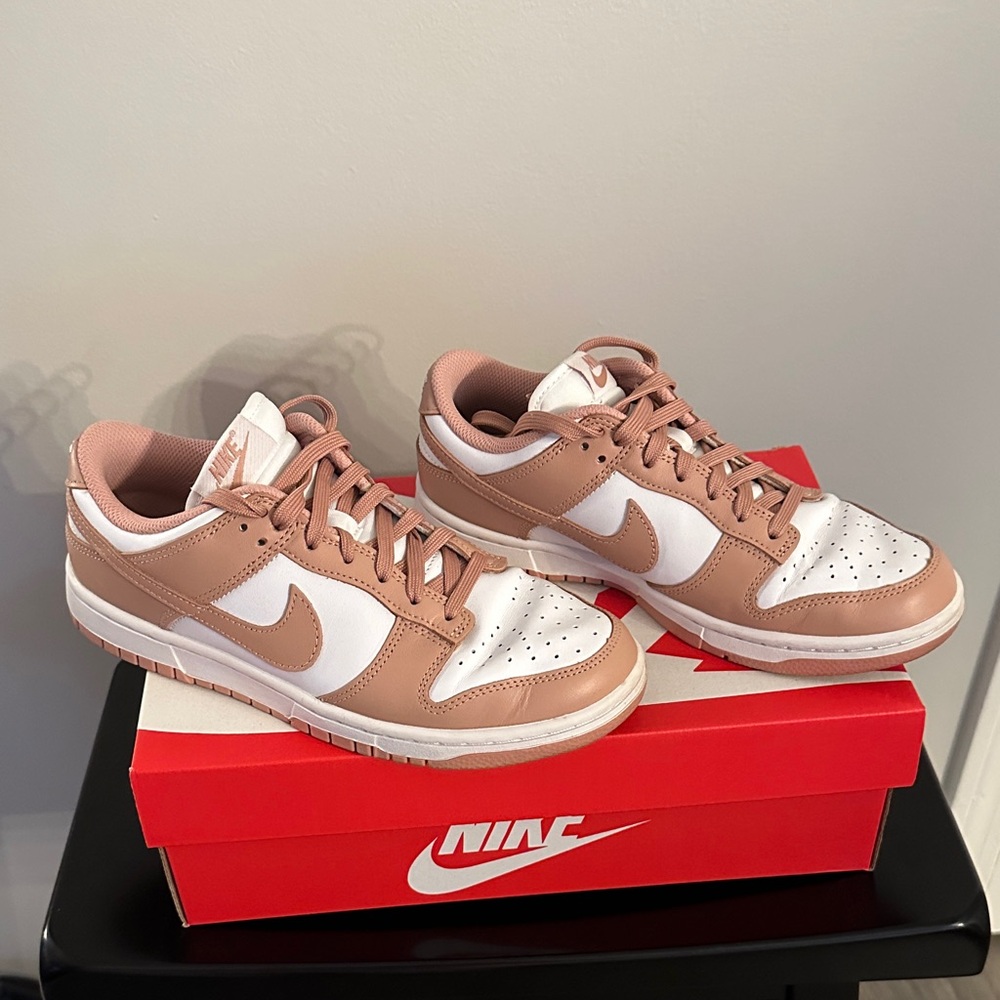 Nike Women’s Dunk Low Rose Whisper - size 8